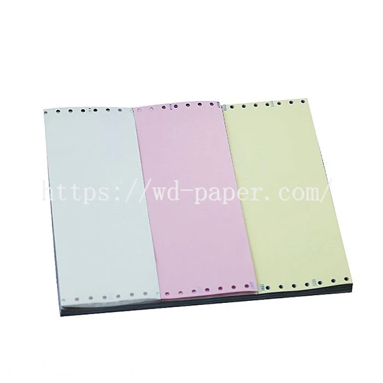 carbonless continuous paper